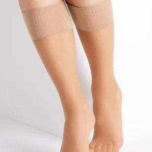 Confezione da 2 collant lunghi con polsino antipressione 20 denari bronzo