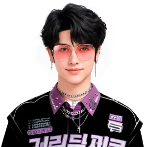 Parrucca di Jinu Demone Guerriere K-Pop Mora